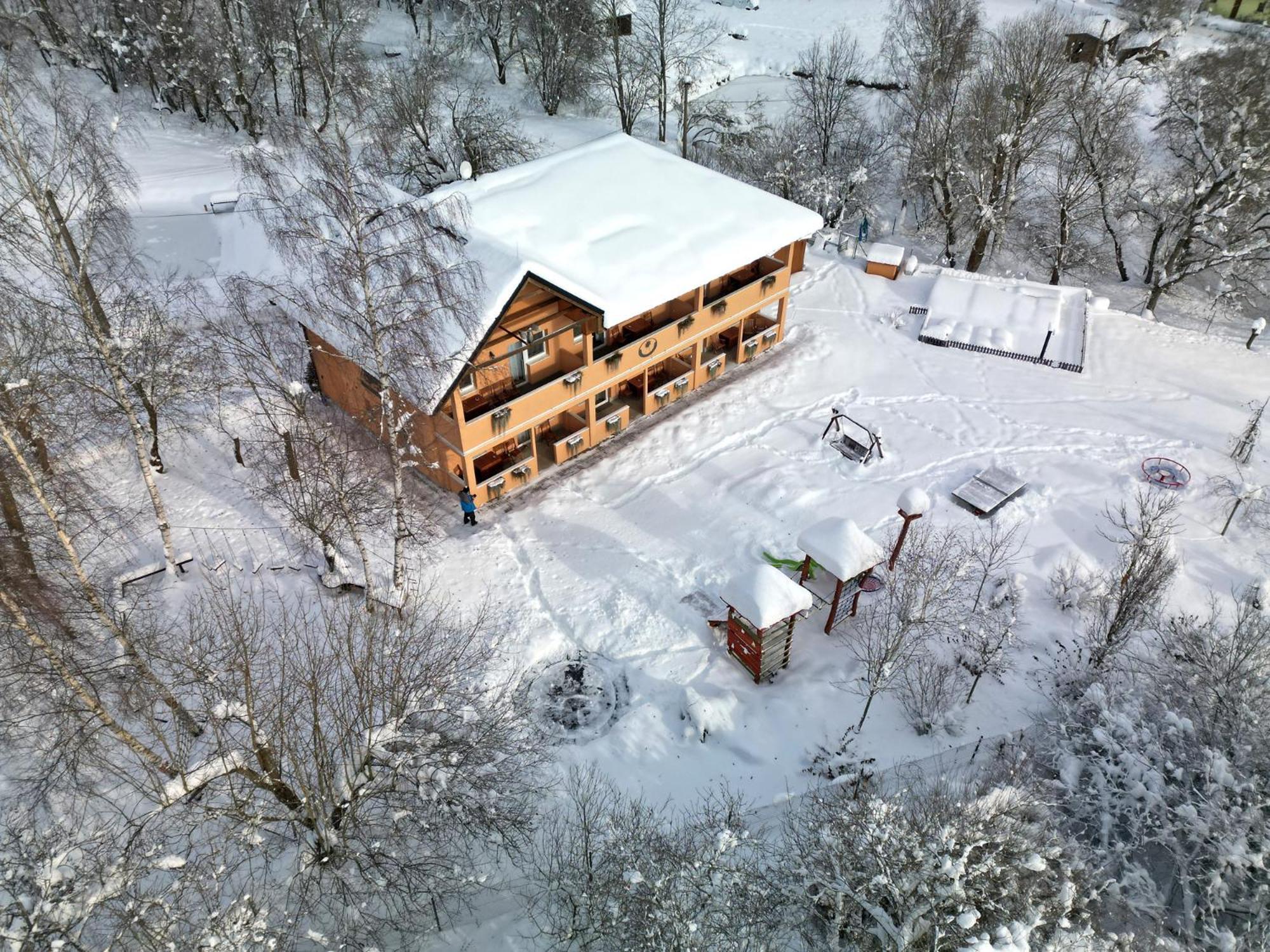 Apartments Nad Rybniky Horni Plana Luaran gambar